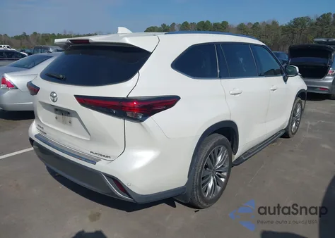 2021 Toyota Highlander Platinum из США, поврежденный, VIN 5TDFZRAH3MS072354